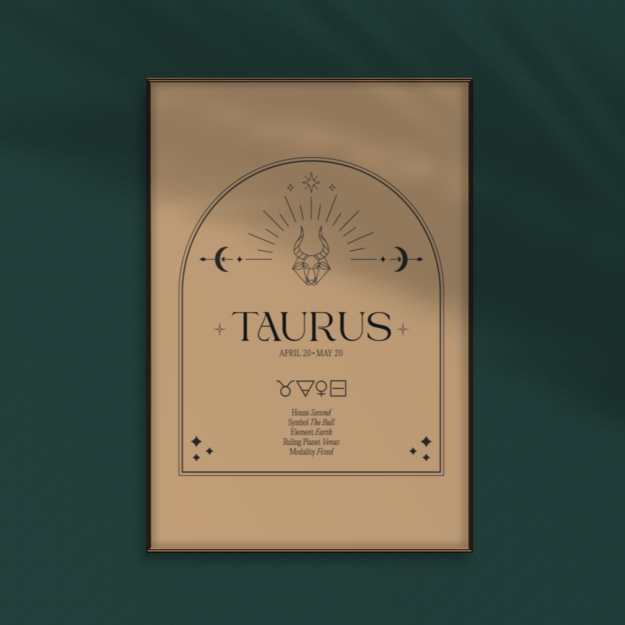 Taurus Element, Poster - THE WALL SNOB