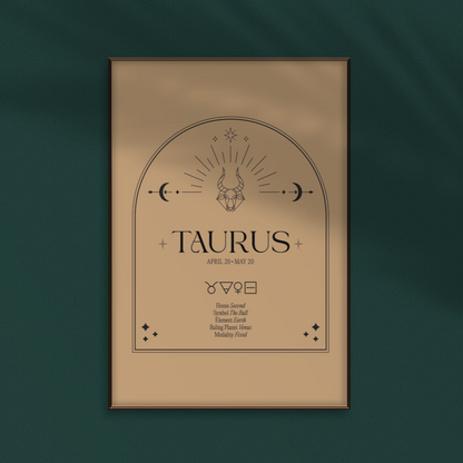 Taurus Element, Poster - THE WALL SNOB