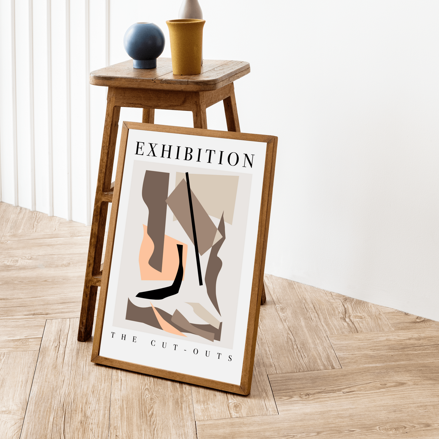 The Cut-Outs Neutral Exhibition Poster - THE WALL SNOB