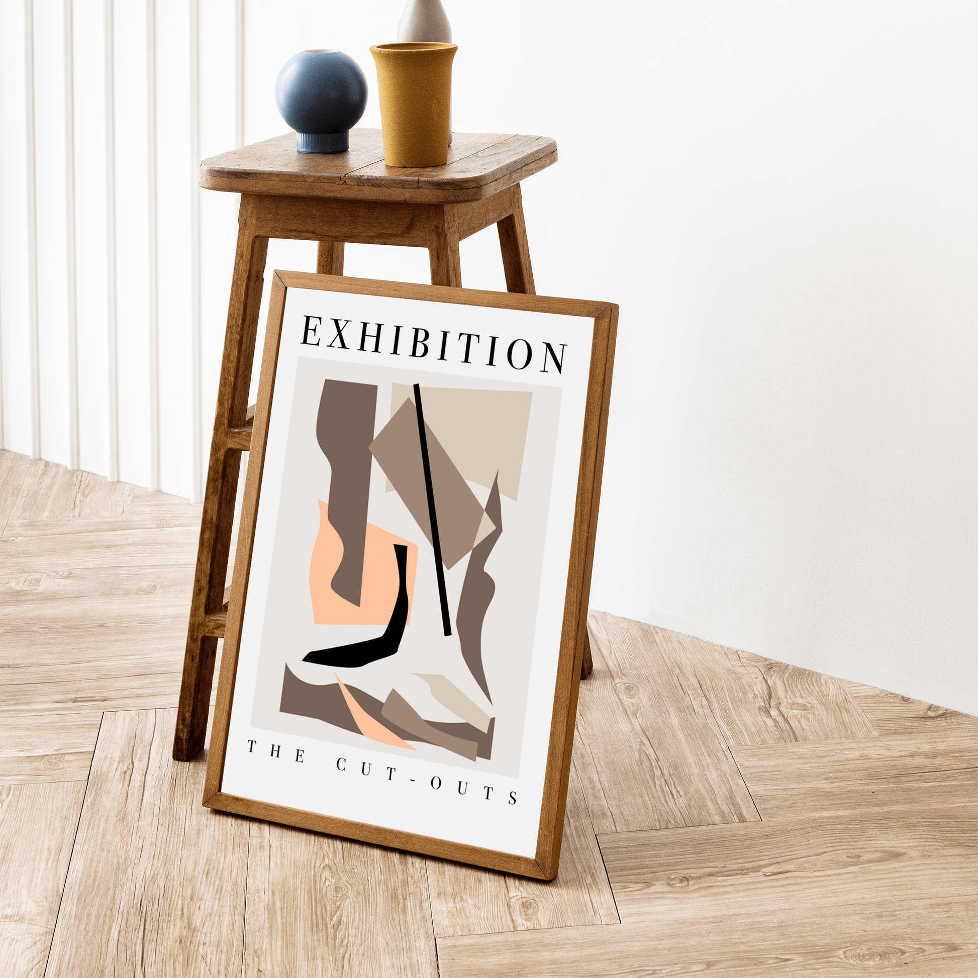 The Cut-Outs Neutral Exhibition Poster - THE WALL SNOB