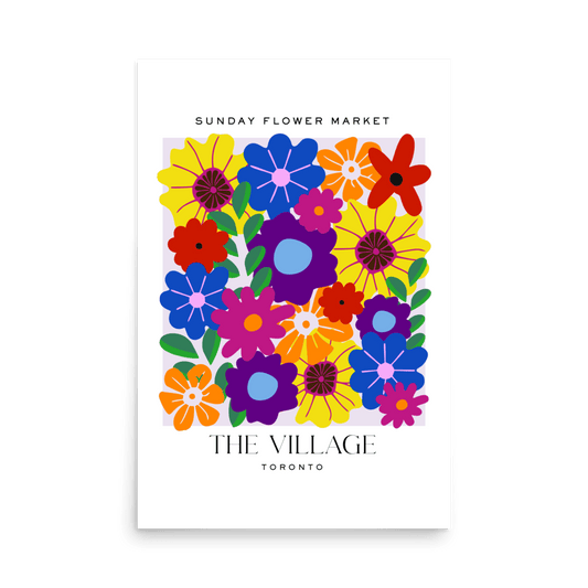 The Village Toronto Flower Market Print - THE WALL SNOB