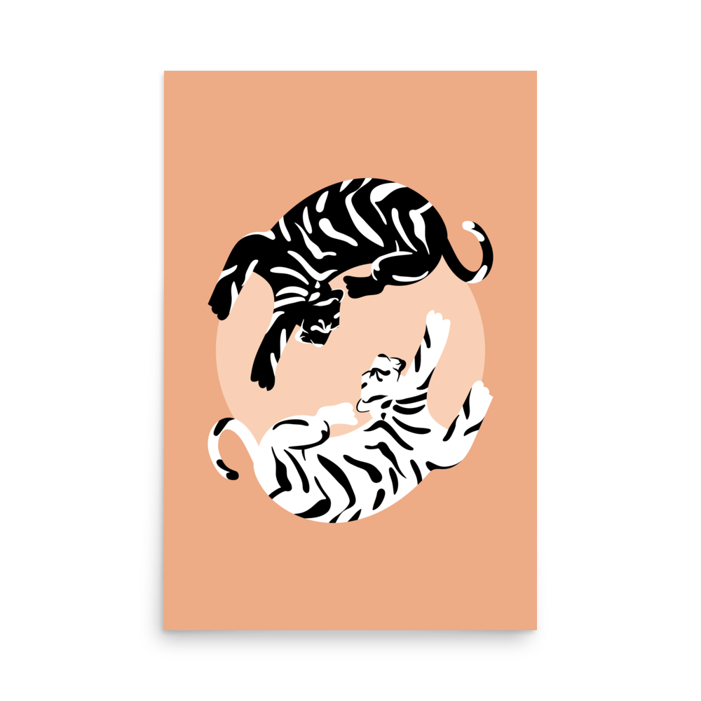 Tigress Moon Contrast Print - THE WALL SNOB