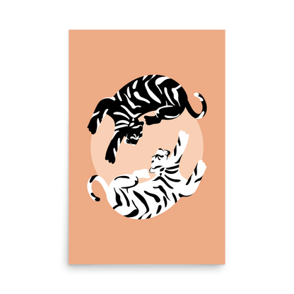 Tigress Moon Contrast Print - THE WALL SNOB