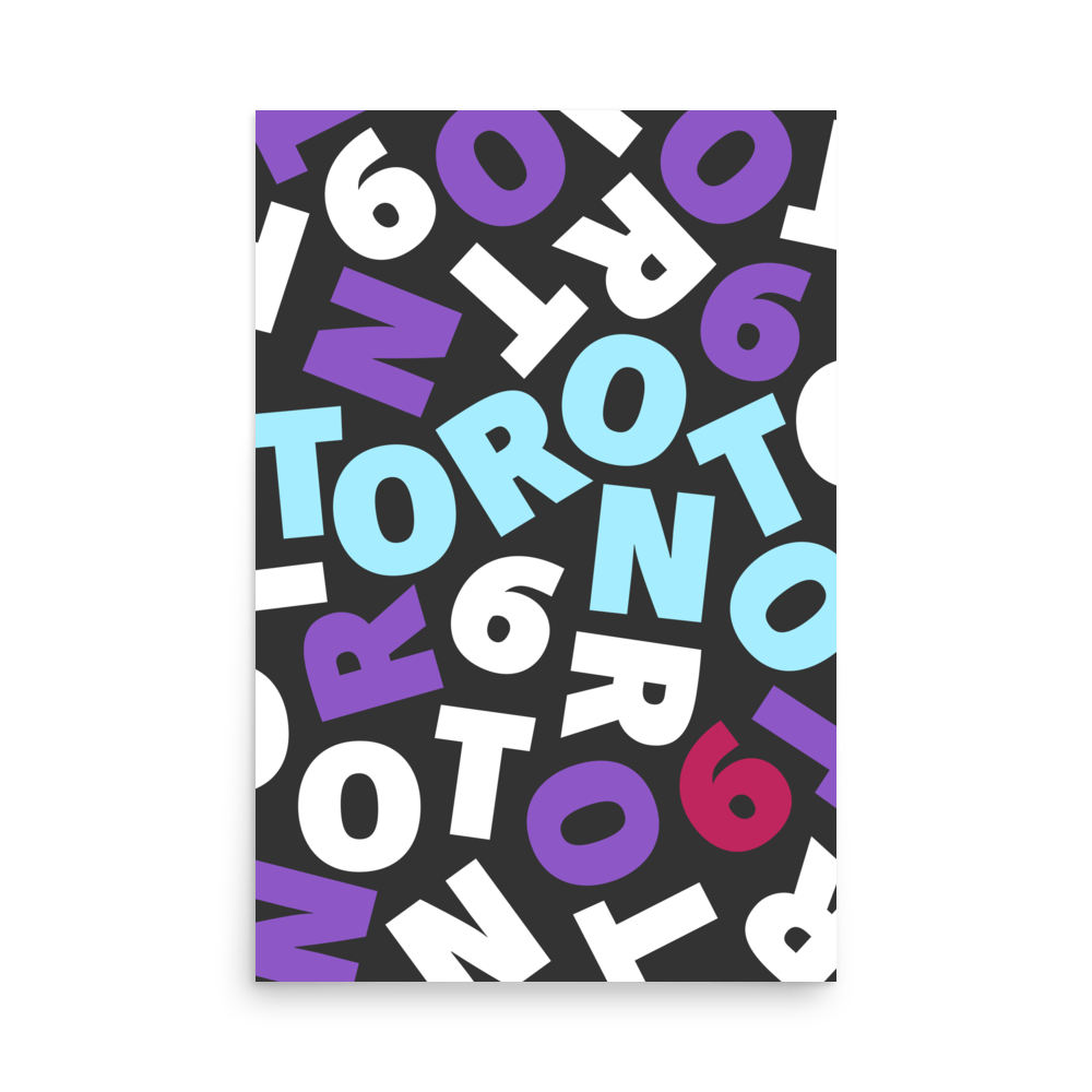 Toronto Type Print - THE WALL SNOB