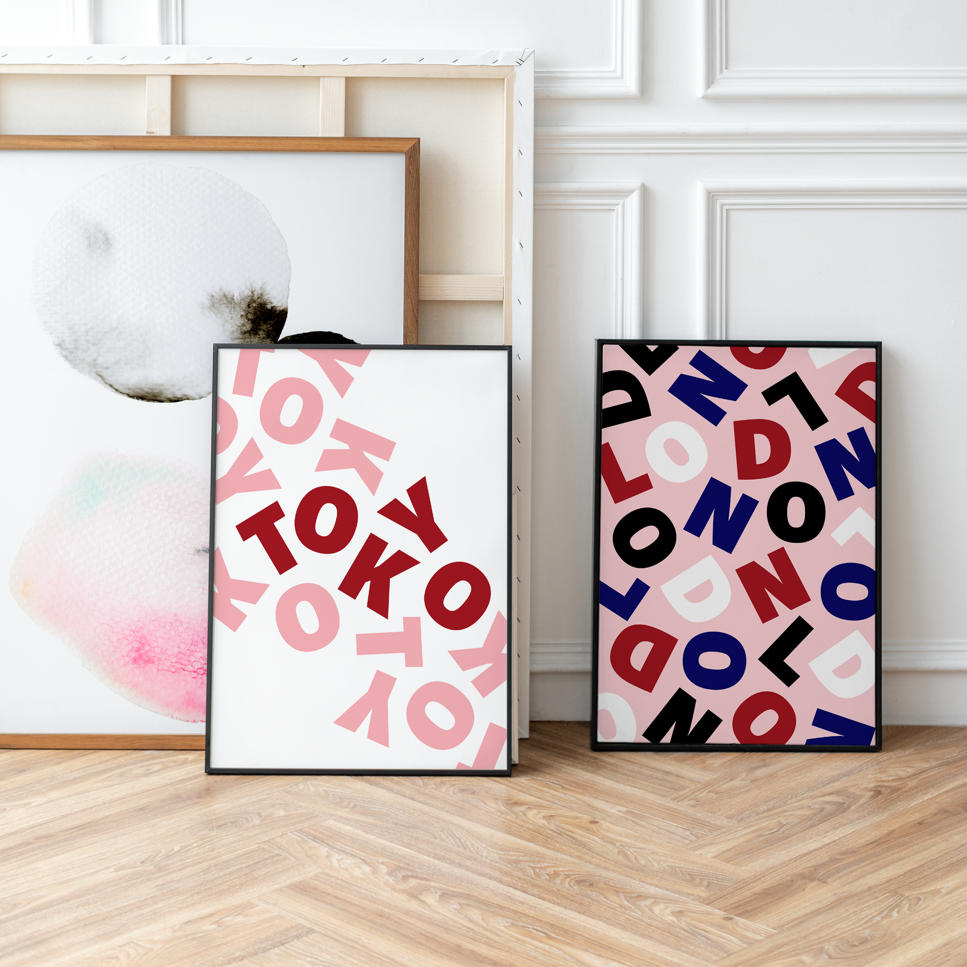 London Typography Print - THE WALL SNOB