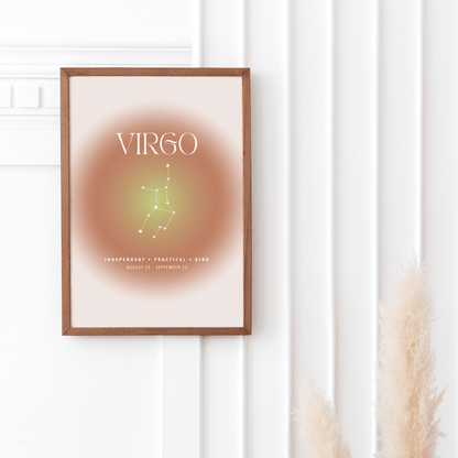 Virgo Aura, Poster - THE WALL SNOB