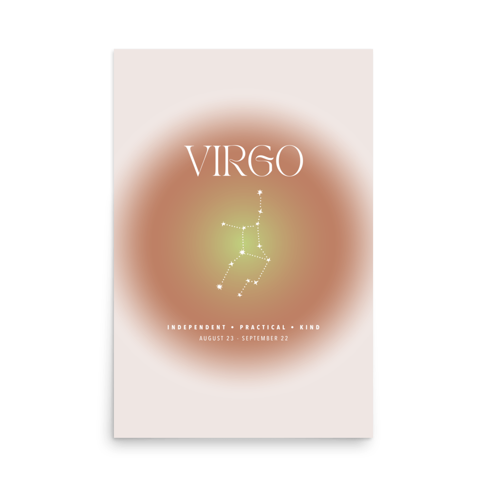 Virgo Aura Print - THE WALL SNOB