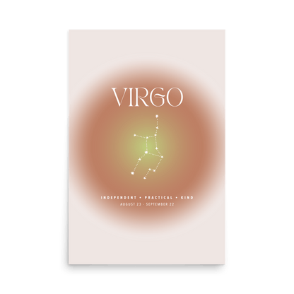 Virgo Aura Print - THE WALL SNOB